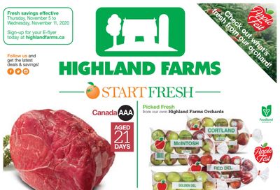 Highland Farms Flyer November 5 to 11