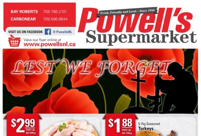 Powell's Supermarket Flyer November 5 to 11