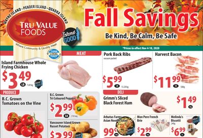 Tru Value Foods Flyer November 4 to 10