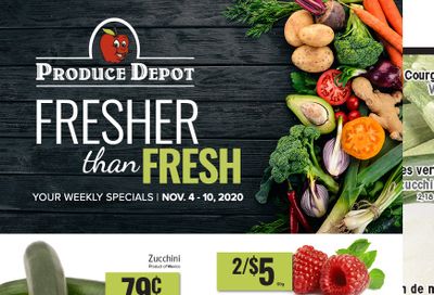 Produce Depot Flyer November 4 to 10
