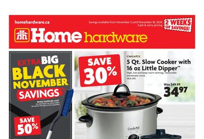 Home Hardware (Atlantic) Flyer November 5 to 18