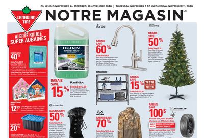 Canadian Tire (QC) Flyer November 5 to 11