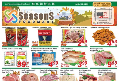 Seasons Food Mart (Brampton) Flyer September 13 to 19