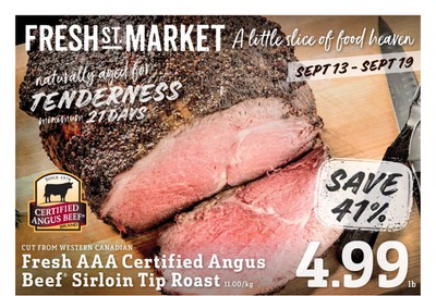 Fresh St. Market Flyer September 13 to 19