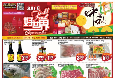 Field Fresh Supermarket Flyer September 13 to 19
