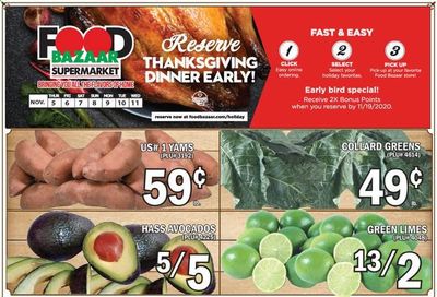 Food Bazaar (CT, NJ, NY) Weekly Ad Flyer November 5 to November 11