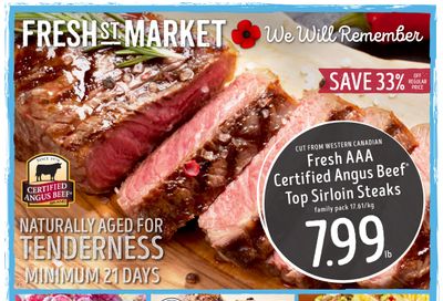 Fresh St. Market Flyer November 6 to 12