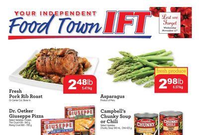 IFT Independent Food Town Flyer November 6 to 12
