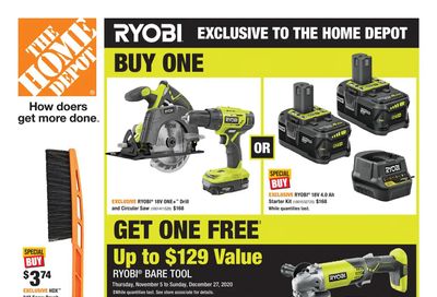 Home Depot (Atlantic) Flyer November 5 to 11