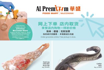 Al Premium Food Mart (McCowan) Flyer November 5 to 11