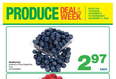 Wholesale Club (Atlantic) Produce Deal of the Week Flyer November 5 to 11