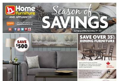 Home Furniture (BC) Flyer November 5 to 15