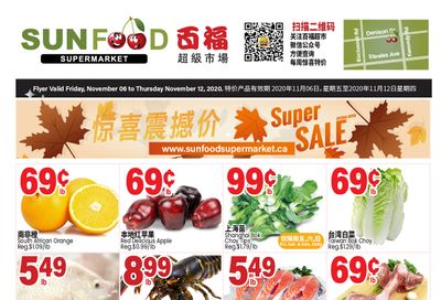 Sunfood Supermarket Flyer November 6 to 12