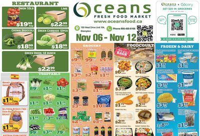 Oceans Fresh Food Market (Brampton) Flyer November 6 to 12