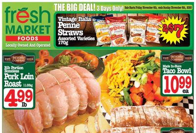 Fresh Market Foods Flyer November 6 to 12