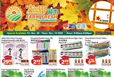 Farm Fresh Supermarket Flyer November 6 to 12