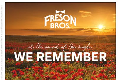 Freson Bros. Flyer November 6 to 12
