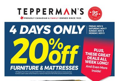 Tepperman's Flyer November 6 to 12