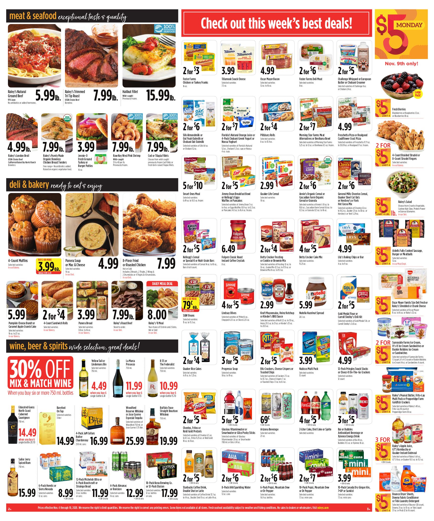 Raley's Weekly Ad Flyer November 4 to November 10, 2020