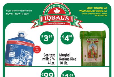Iqbal Foods Flyer November 6 to 16