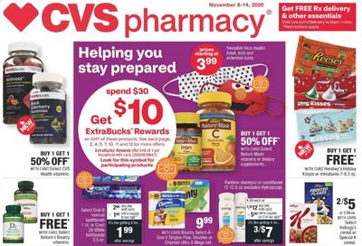 CVS Pharmacy Weekly Ad Flyer November 8 to November 14