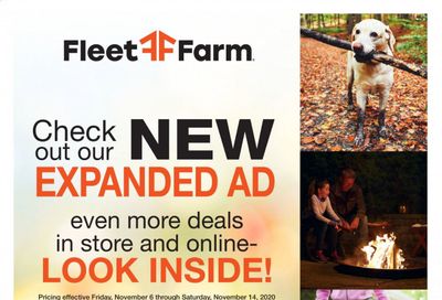 Fleet Farm Weekly Ad Flyer November 6 to November 14