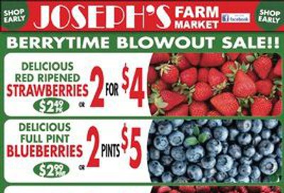 Joseph's Farm Market Flyer September 14 to 16
