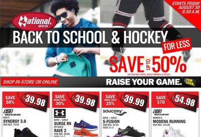 National Sports Flyer August 30 to September 12