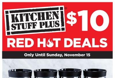Kitchen Stuff Plus Red Hot Deals Flyer November 9 to 15