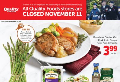 Quality Foods Flyer November 9 to 15