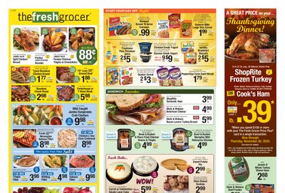 The Fresh Grocer Weekly Ad Flyer November 8 to November 14