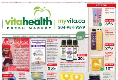 Vita Health Fresh Market Flyer November 6 to 22