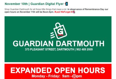 Guardian (Dartmouth Gate) Flyer November 10 to 16