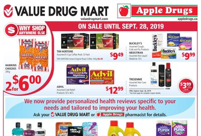 Apple Drugs Flyer September 15 to 28