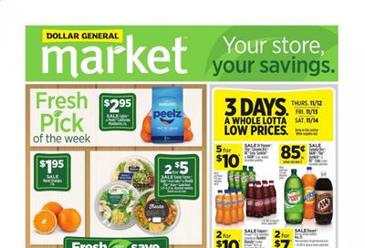 Dollar General (TN) Weekly Ad Flyer November 8 to November 14