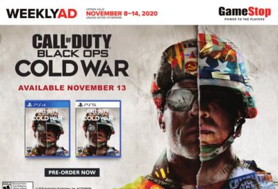 GameStop Weekly Ad Flyer November 8 to November 14
