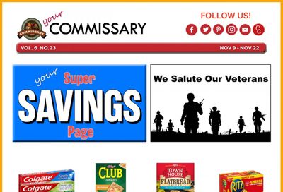 Commissary Weekly Ad Flyer November 9 to November 22