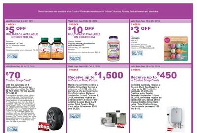 Costco (BC, AB, SK and MB) Weekly Savings September 16 to 22