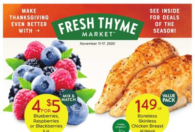 Fresh Thyme Weekly Ad Flyer November 11 to November 17