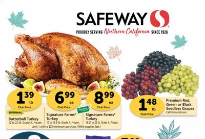 Safeway (AZ, CA, CO, HI, MD, NE, OR, VA, WA) Weekly Ad Flyer November 11 to November 17