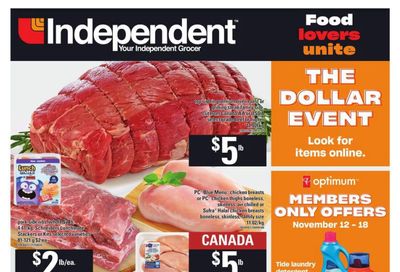 Independent Grocer (ON) Flyer November 12 to 18