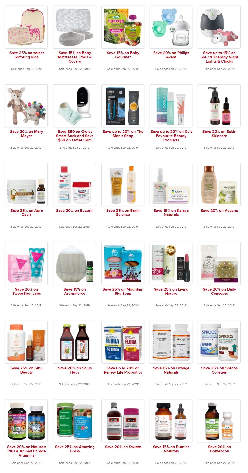 Well.ca Weekly Sales September 16 to 22