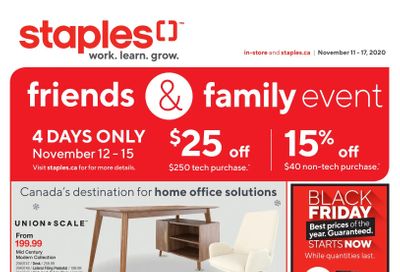 Staples Flyer November 11 to 17