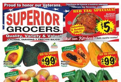 Superior Grocers Weekly Ad Flyer November 11 to November 17