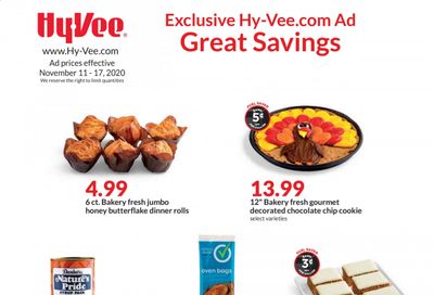 Hy-Vee (IA, IL, KS, MN, MO, NE, SD, WI) Weekly Ad Flyer November 11 to November 17