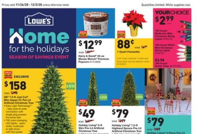 Lowe's Weekly Ad Flyer November 26 to December 2
