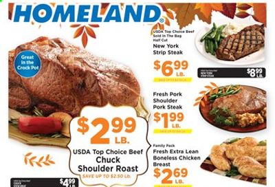 Homeland (OK, TX) Weekly Ad Flyer November 11 to November 17
