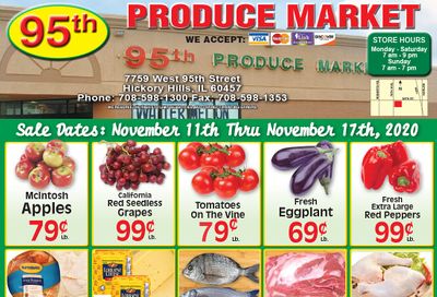 95th Produce Market Weekly Ad Flyer November 11 to November 17, 2020