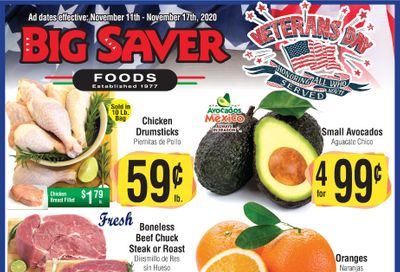 Big Saver Foods Weekly Ad Flyer November 11 to November 17, 2020