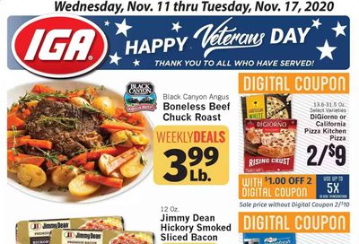 IGA Weekly Ad Flyer November 11 to November 17